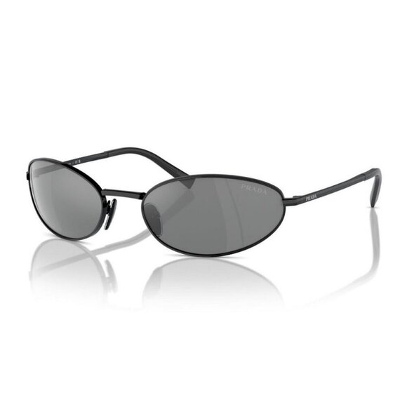 NEW PRADA SUNGLASSES PRA59S 1AB60G WOMEN BLACK SPR A59 EYEWEAR PRA 59S 1AB60G - Picture 1 of 3